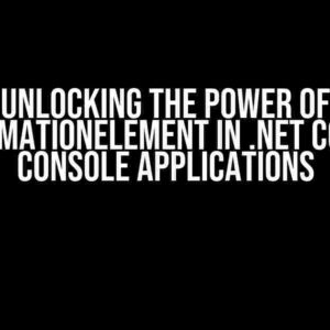 Unlocking the Power of AutomationElement in .NET Core 8 Console Applications